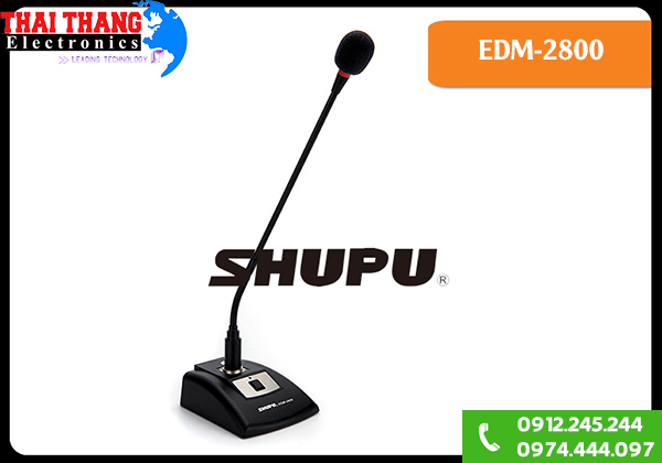 Micro hội nghị không dây 8 mic Shupu EDM 2800